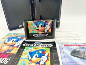 Sonic the Hedgehog Sega Genesis 1991 Retail Version CIB With Poster & Reg Card