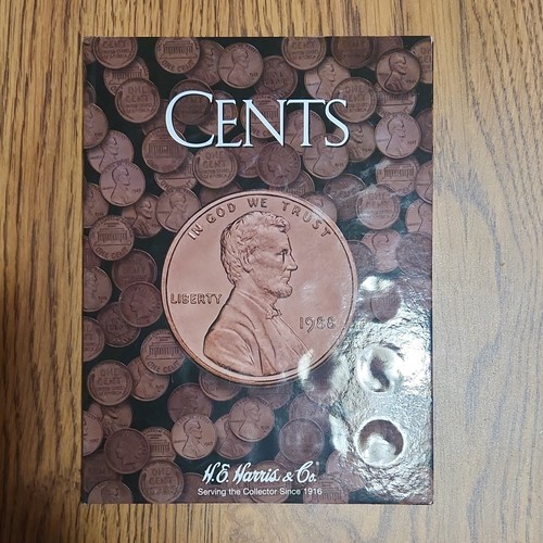 H.E. Harris & Co. Cents Coin Album and Coin Folder for Collectors