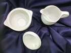MIKASA CLASSIC FLAIR calla lily SUGAR BOWL & CREAMER never used! NEW! EXCELLENT! — photo 2