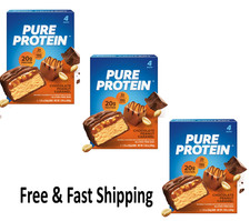 Pure Protein Pure Protein Bars, High Protein, Chocolate Peanut Caramel, 12 Count