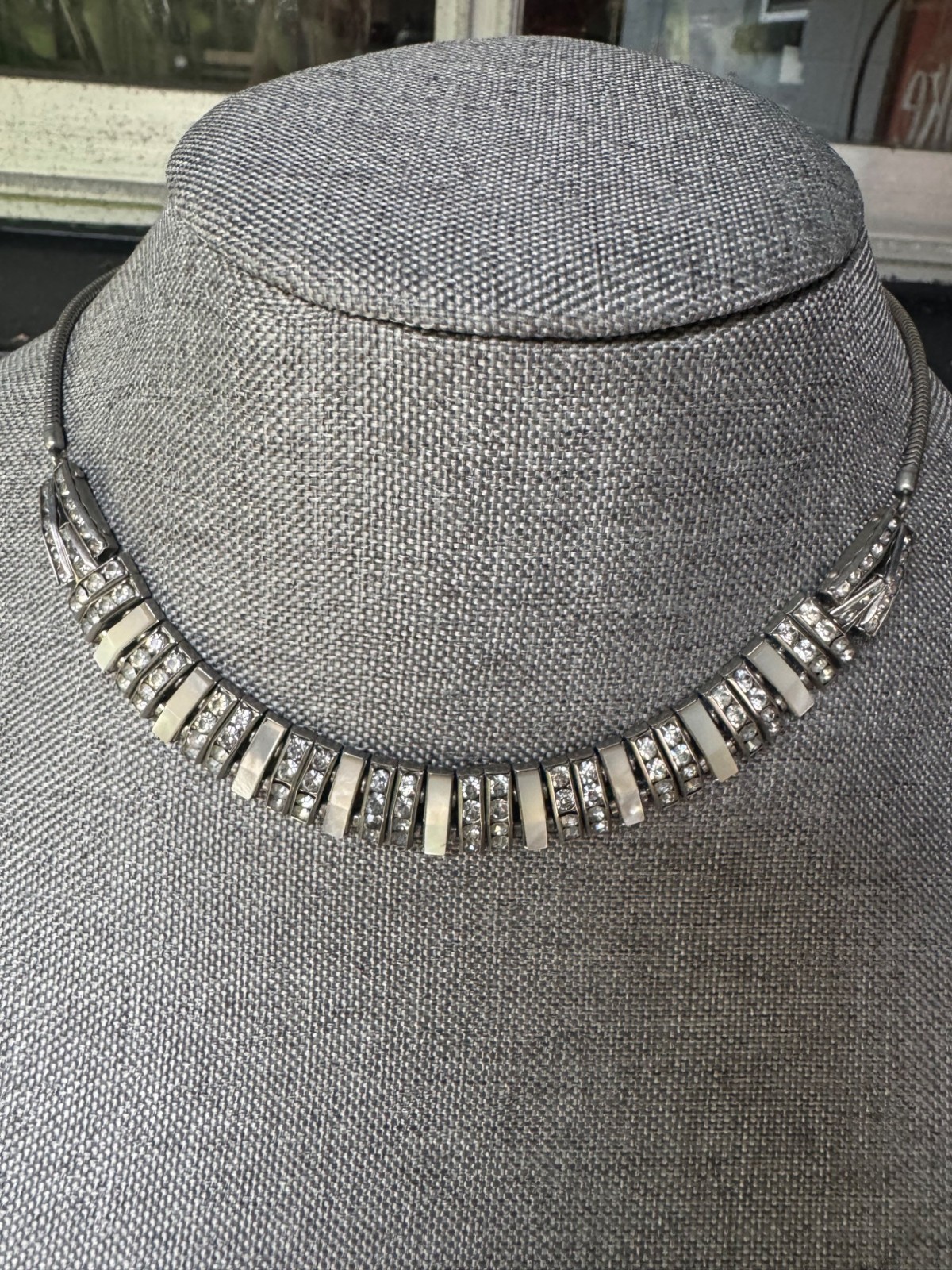 Vintage 1940s DOSO Demi Parure Necklace Earrings … - image 7