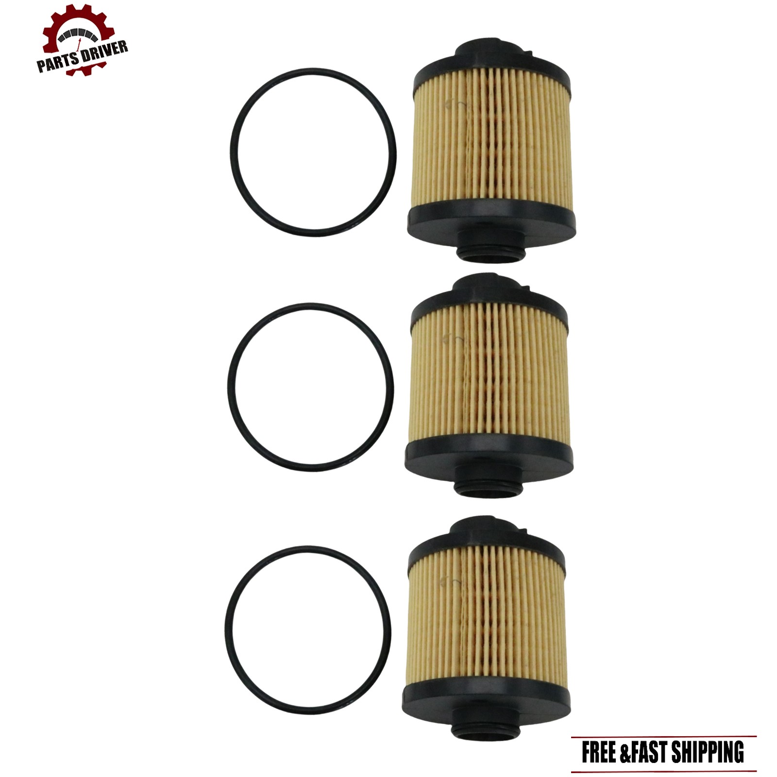 3Pcs Oil Filter Fits Lamborghini Gallardo Spyder Coupe Superleggera SE Base Nera