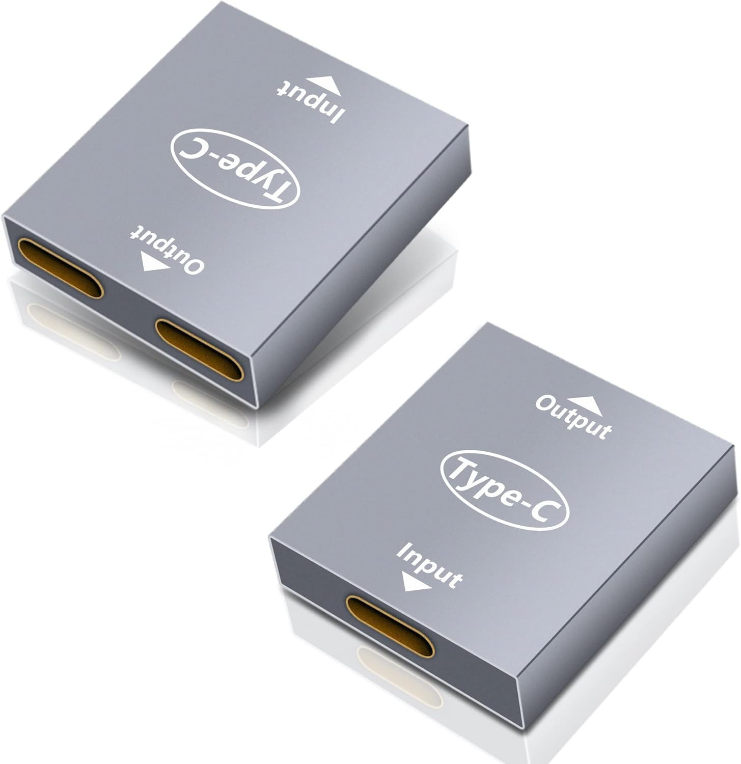 YACSEJAO USB C Splitter Dual USB C Charger Adapter USB Female to Female Double U