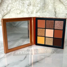 Huda Beauty Topaz Obsessions Eyeshadow Palette, 9 Warm Shades, LTD Edition, New