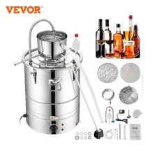 30/50L Stainless Steel Alcohol Distiller Alcohol Still Essential Oil Brewing DIY