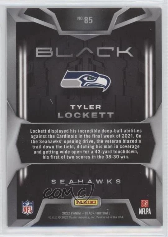 2022 Panini Black Tyler Lockett #85 - Image 2 of 2
