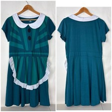 Disney Park Haunted Mansion Ghost Maid Halloween Costume Dress Adult XL