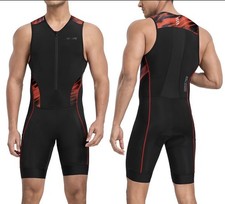 NEW NWT SANTIC TRIATHLON TRI SPEED SKIN SUIT CYCLING TRIATHALON SINGLET TRISUIT