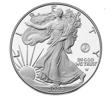 2025 American Silver Eagle Proof Marine Corps 250th Anniversary Box & COA OGP 