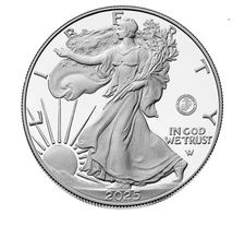 2025 American Silver Eagle Proof Marine Corps 250th Anniversary Box & COA OGP 