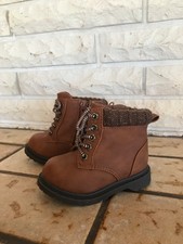 Wonder Nation Toddler Girl Size 4 Chelsea Boots Chestnut Brown Gently Used