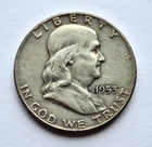 1953-D BEN FRANKLIN HALF DOLLAR 90% SILVER