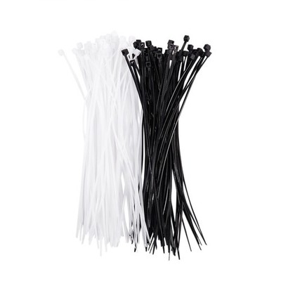 3Mm X 150Mm Auto Wire Push Kabel Kabelbinder Organizer  Schwarz 100 Stk Y7C1