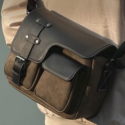 Waterproof Canvas Camera Bag Shoulder Insert Case For Nikon Z50 Canon Sony Fuji