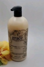 philosophy Pure Grace Tropical Summer Shampoo Shower Gel Bubble Bath 32 fl oz