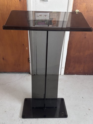 Black Acrylic Podium Ideal for Use As Pulpits for Churches Podium Stand