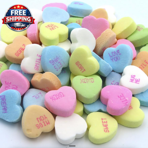 Tiny Conversation Hearts Candy for Valentine’S Day, 1 Lb Bag – Tiny Pastel Heart - Picture 6 of 12