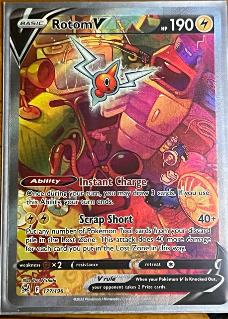 Rotom V #177 (Lost Origin (2022))