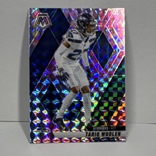 2025 Panini Mosaic Football Prizm Tariq Woolen Pink Camo #116 Seattle Seahawks 