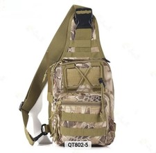 Tactical Sling Shoulder Bag Camo Crossbody Backpack Fishing Hiking Outdoor Gear