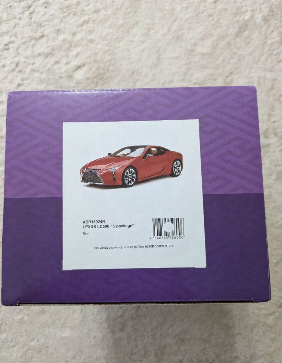 入手困難 美品 京商 KYOSHO samurai LC500 1/18 Kyosho Samurai Lexus LC500 1/18 Diecast Car Limited 400 pcs