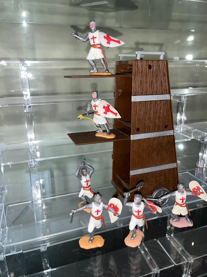 Siege Tower & Timpo Toys 1ª Serie Crusaders con las 6 Poses Foto 3 de 4