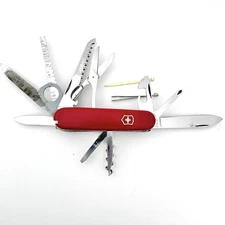 Vintage Victorinox Champion Original Red Swiss Army Knife 91mm