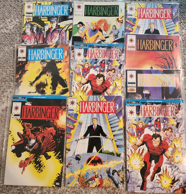 Valiant Comics Harbinger Comic Book Lot Copper Age Boarded Single Issues Faith