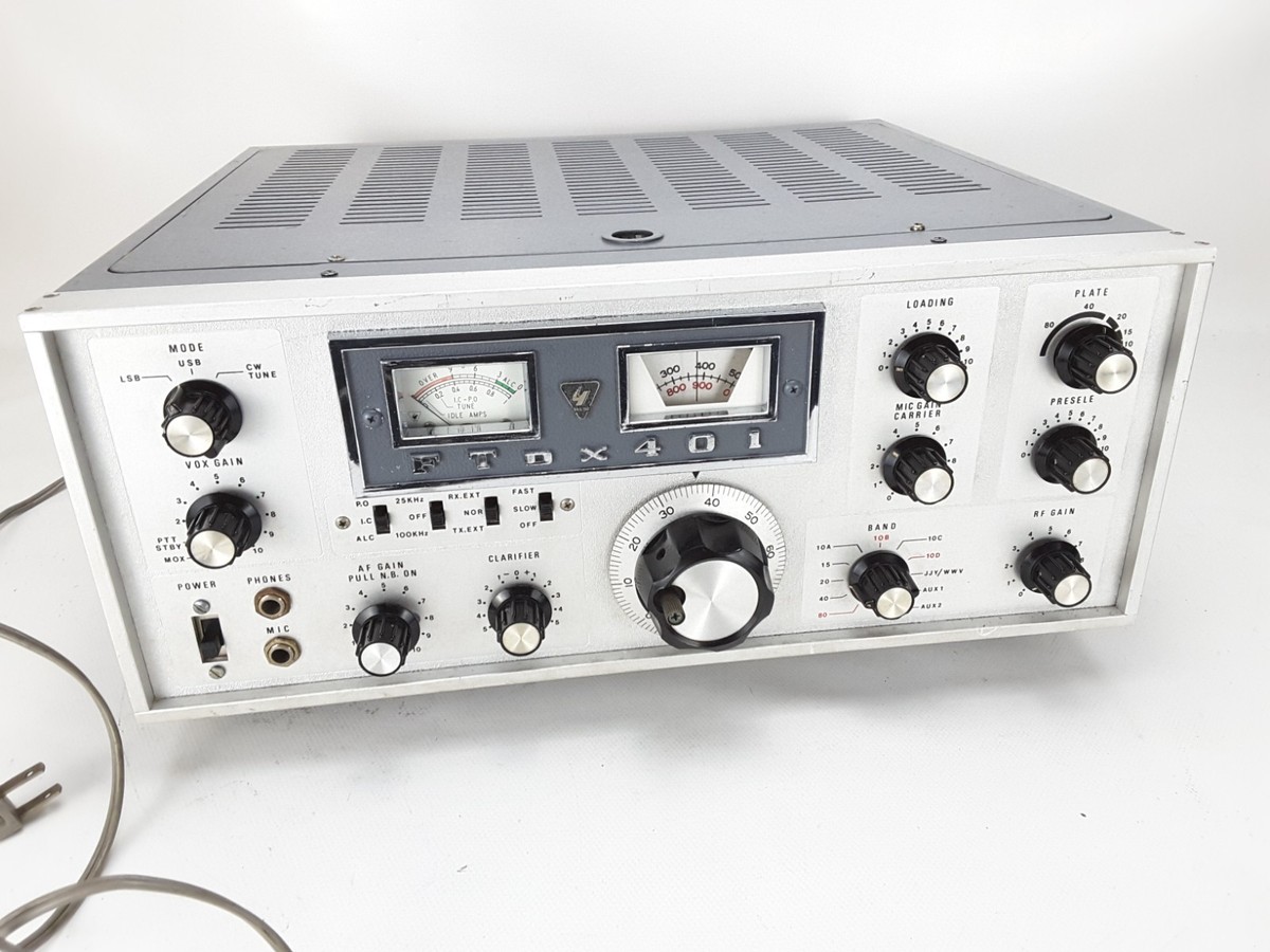 YAESU FTDX 401 TUBE TRANSCEIVER HAM RADIO EQUIPMENT | eBay