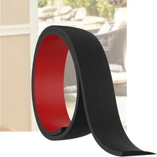 0.4" Rise Threshold Ramp for Doorways, Self-Adhesive Rubber Ramp for Door Thresh