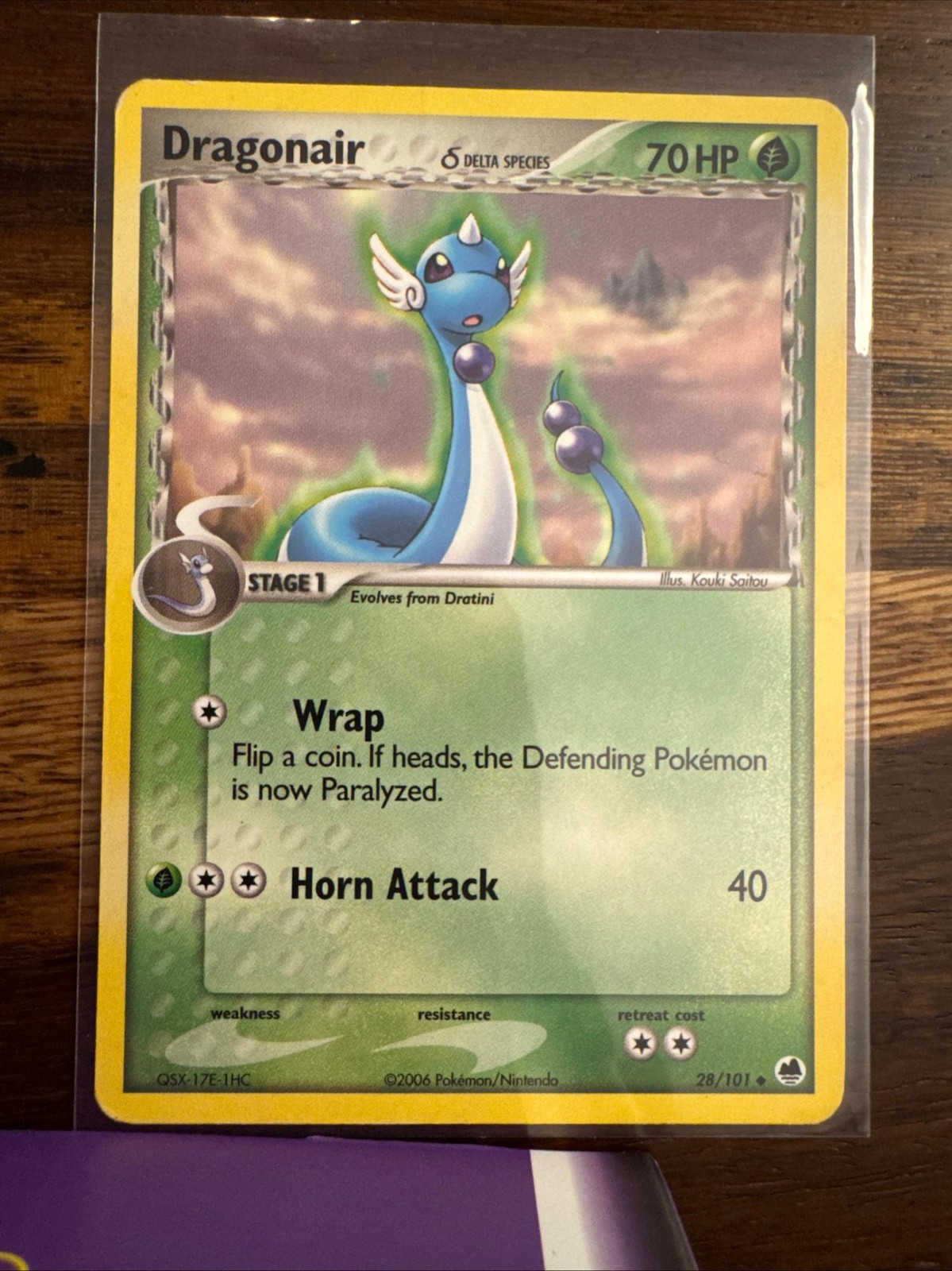 Dragonair 28/101 Uncommon Dragon Frontiers Pokemon Lightly Played