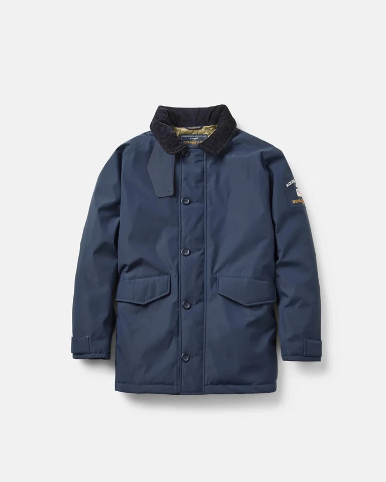 HENRI LLOYD Consort RWR Jacket - Navy Blue A242151001 SMALL Coat Parka - Image 2 of 4