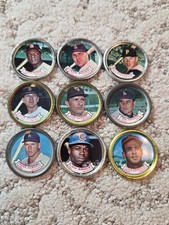 LOT Of 9 1964 TOPPS BASEBALL COINS