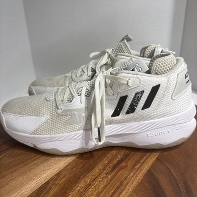 Adidas Dame 8 Admit One Cloud White Black Sneakers Shoes GY6462