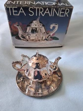 Miniature Webster Wilcox International Tea Strainer 0907--FREE SHIPPING!