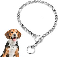 Dog Chain Collars Heavy Chain Dog Metal Collars for Pulling Collar Martingale