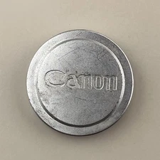 Canon 36mm Metal Chrome Push-On Front Lens Cap GENUINE OEM
