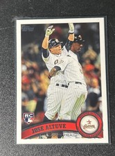 JOSE ALTUVE HOUSTON ASTROS 2011 Topps Update Series #US132 (RC)