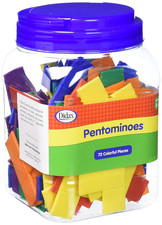 Pentominoes Classroom Set - Bring Math Concepts to Life Using 72 Colorful Pieces