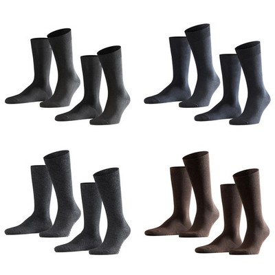 FALKE Men's Socks Swing - Men's, Stockings, Plain, 39-46, Value Pack...