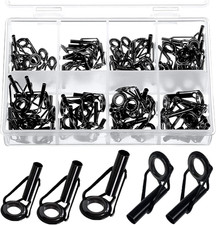 50 Pieces Fishing Rod Tip Repair Kit Rod Tips Kit Replacement For Freshwater Sal 50 Pieces Fishing Rod Tip Repair Kit Rod Tips Kit Replacement For Freshwater Sal