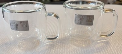 ZWILLING Sorrento Plus 2-pc Double-Wall Glass Double Espresso Mug Set No Box