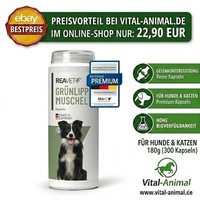 Reavet GrüNlippmuschel Kapseln Hunde 300 StüCk, Naturrein In VollfettqualitäT
