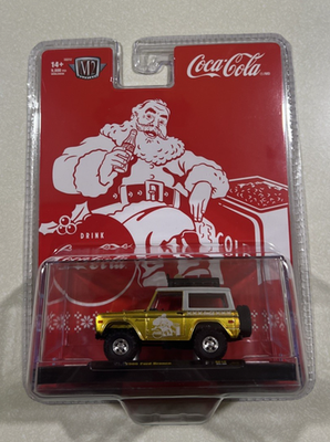 NEW 2025 M2 Machines Christmas Coca-Cola Santa 1966 Ford Bronco | eBay