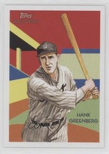 2010 Topps National Chicle Hank Greenberg by Brian Kong #206 HOF 0lc5