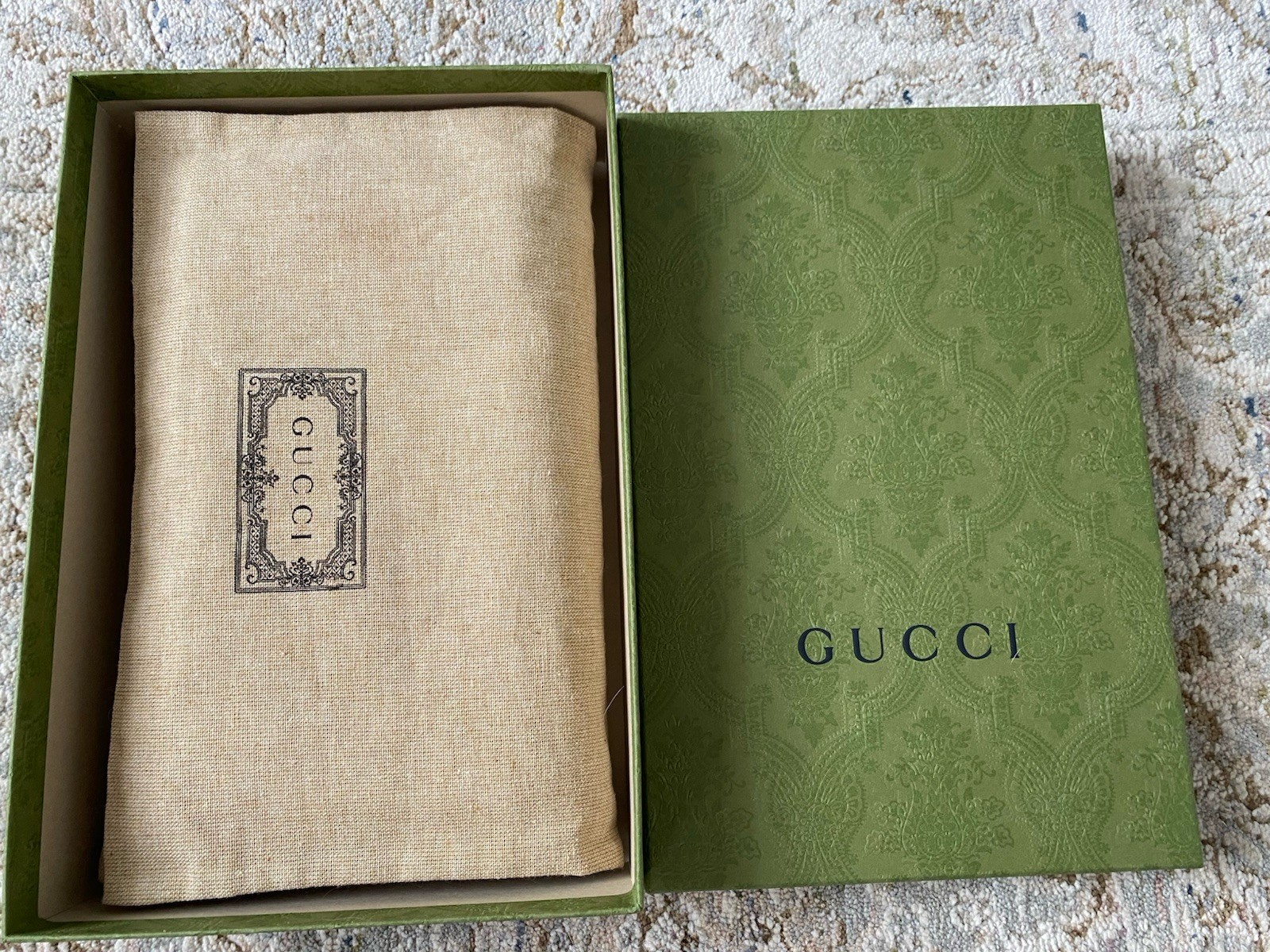 Authentic Gucci Double G Script Black Wallet On T… - image 8