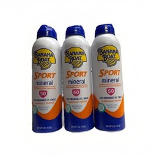 3 Pack Of Banana Boat Sport Ultra SPF 50 Spray 6 oz