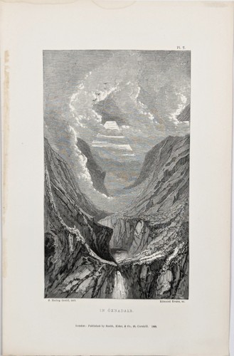 4 1863 ICELAND Engraved Views S. BARING GOULD - MYVATN - OXNADULAR - GEYSER - Picture 2 of 5