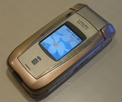 docomo D506i Mitsubishi Flip Phone Pink Japan Mobile Cell Phone