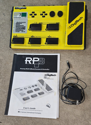 DigiTech RP-3 Multi-Effect Guitar Pedal/Processor w/ Power Supply, Manual & Box